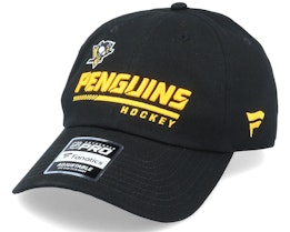 Pittsburgh Penguins Authentic Pro Locker Room Dad Cap Black Adjustable - Fanatics