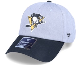 Pittsburgh Penguins Grey Marl Unstructured Sports Grey/Black Dad Cap - Fanatics