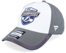 Tampa Bay Lightning 2020 Stanley Cup Champions White/Grey Adjustable - Fanatics