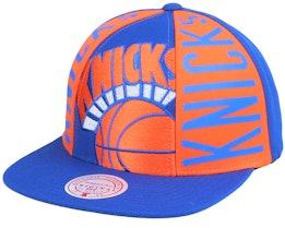 New York Knicks Big Face Callout Hwc Royal Snapback - Mitchell & Ness
