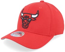 Chicago Bulls Team Ground Stretch Red Adjustable - Mitchell & Ness