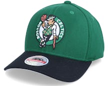 Boston Celtics Wool 2 Tone Stretch Green/Black Adjustable - Mitchell & Ness