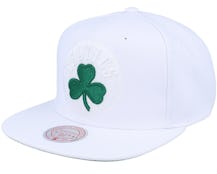Boston Celtics White Out Tc Pop White/green Snapback - Mitchell & Ness