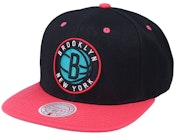 Brooklyn Nets Tone Santa Ana 2 Black/Pink Snapback