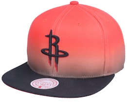 Houston Rockets Color Fade Red/Black Snapback - Mitchell & Ness