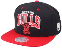 Chicago Bulls Hwc Team Arch Black/Red Snapback - Mitchell & Ness