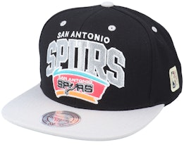 San Antonio Spurs Hwc Team Arch Black/Grey Snapback - Mitchell & Ness