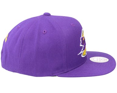 MITCHELL & NESS - Accessories - Los Angeles Lakers Warp Down Snapback -  Nohble