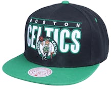 Boston Celtics Billboard Classic Black/Green Snapback - Mitchell & Ness