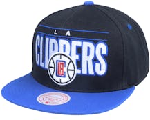 Los Angeles Clippers Billboard Classic Black/Blue Snapback - Mitchell & Ness