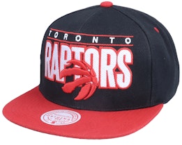 Toronto Raptors Billboard Classic Black/Red Snapback - Mitchell & Ness