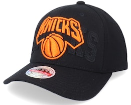 New York Knicks Double Triple Stretch Hwc Black Adjustable - Mitchell & Ness