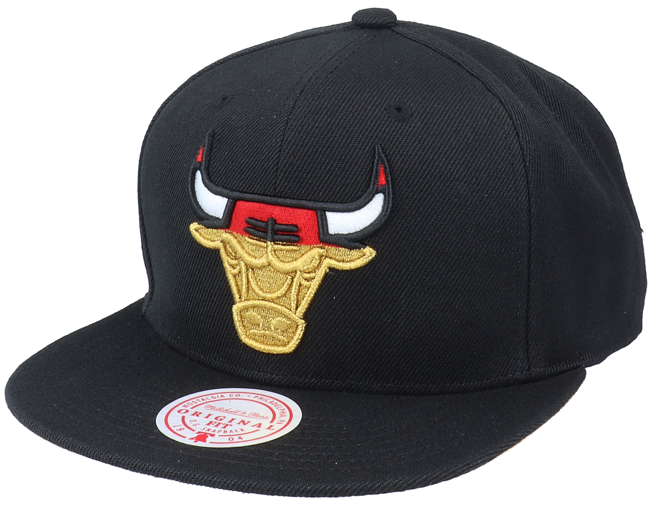 chicago bulls gold snapback