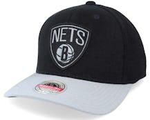 Brooklyn Nets Spot Lights Stretch Black/Grey Adjustable - Mitchell & Ness