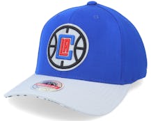 Los Angeles Clippers Spot Lights Stretch Royal/Grey Adjustable - Mitchell & Ness