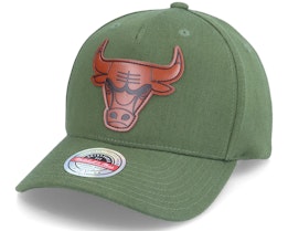 Chicago Bulls Pack Olive Adjustable - Mitchell & Ness
