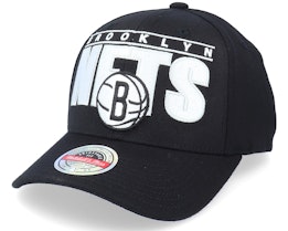 Brooklyn Nets Billboard Black Adjustable - Mitchell & Ness