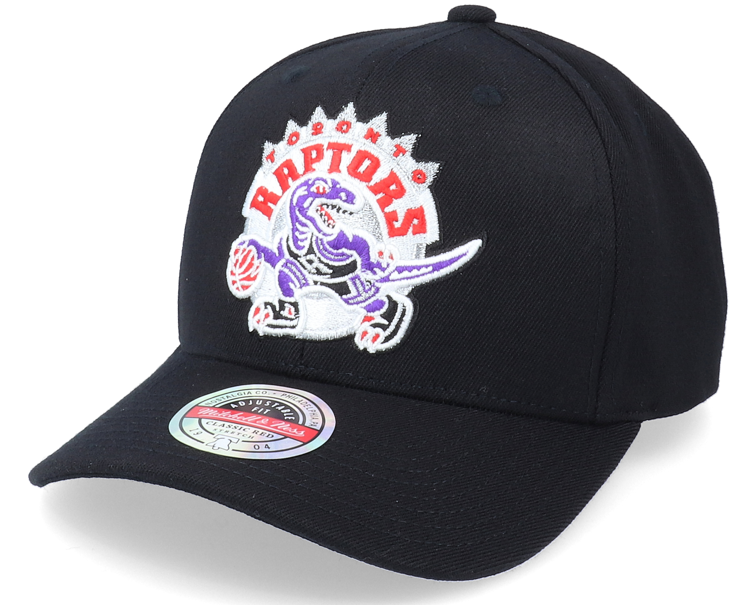 Toronto Raptors Altered Flip Black Adjustable Mitchell Ness
