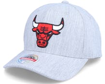 Chicago Bulls Team Heather Grey Adjustable - Mitchell & Ness