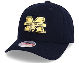 University Of Michigan Ncaa Logo Navy Adjustable - Mitchell & Ness