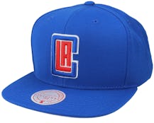LA Clippers Wool Solid Royal Snapback - Mitchell & Ness