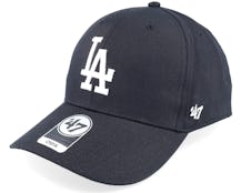 Los Angeles Dodgers Raised Basic Mvp Black/White Adjustable - 47 Brand