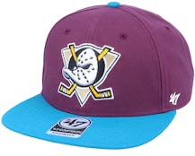 Anaheim Mighty Ducks NHL '47 No Shot Vintage Two Tone Purple Hat