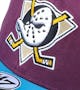 Anaheim Ducks Captain No Shot Two Tone Plum/Teal Snapback - 47 Brand
