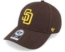 San Diego Padres Brand Mvp Brown Adjustable - 47 Brand