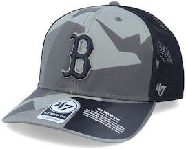 Boston Red Sox Mvp DP Countershade Sandalwood Camo/Black Trucker - 47 Brand
