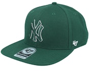 New York Yankees No Shot Tain Dark Green Snapback