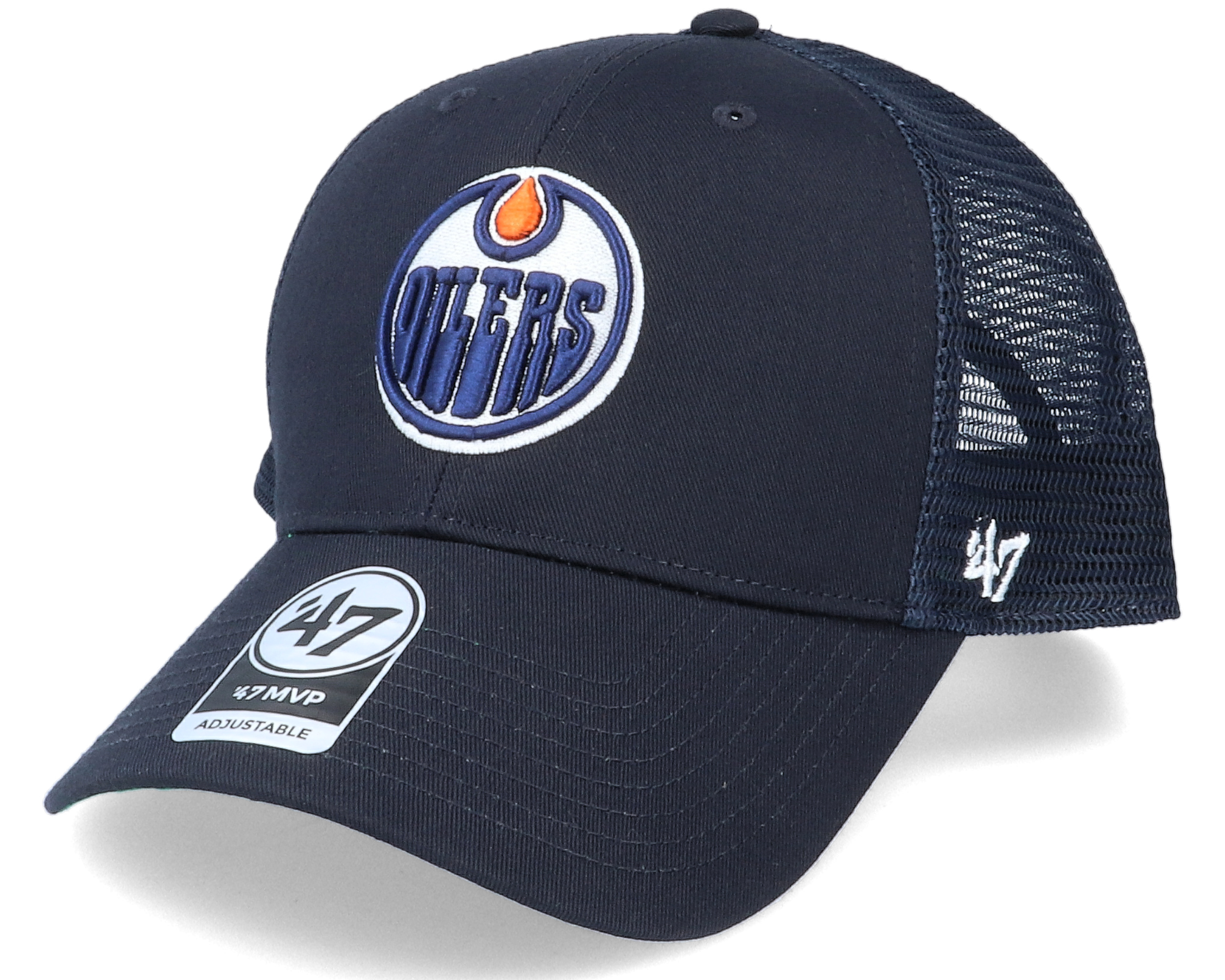 Edmonton Oilers Mvp Navy Trucker 47 Brand cap