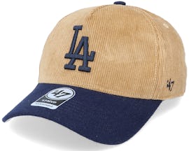Los Angeles Dodgers Corduroy Mvp DT Khaki/Navy Adjustable - 47 Brand