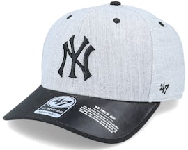 New York Yankees Storm Cloud TT Mvp DP Heather Grey/Black Adjustable - 47 Brand