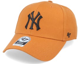 New York Yankees Mvp Burnt Orange/Black Adjustable - 47 Brand