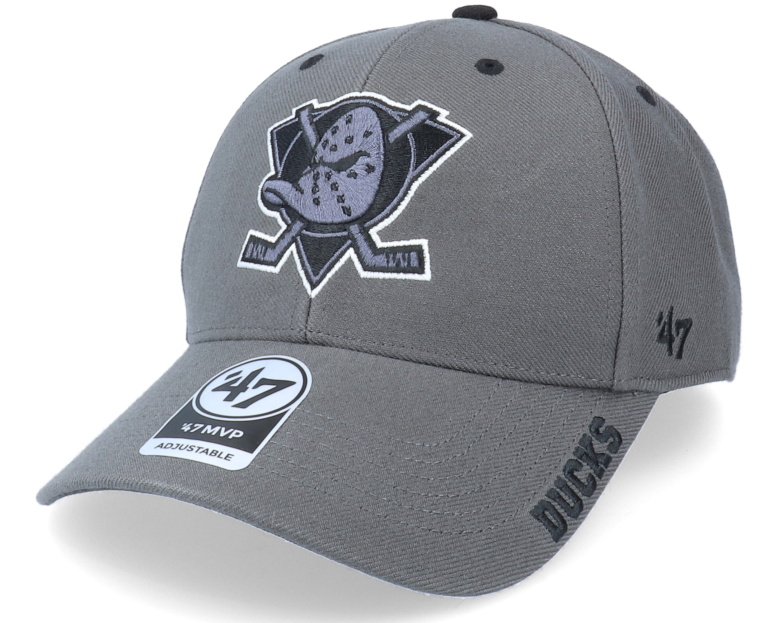 Anaheim Ducks Defrost Mvp Charcoal Adjustable 47 Brand cap