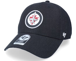 Winnipeg Jets Mvp Black Adjustable - 47 Brand