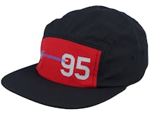 95 Camper Hat Black/Red 5-Panel - éS
