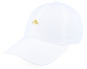 Micro Triangle Hat White Dad Cap