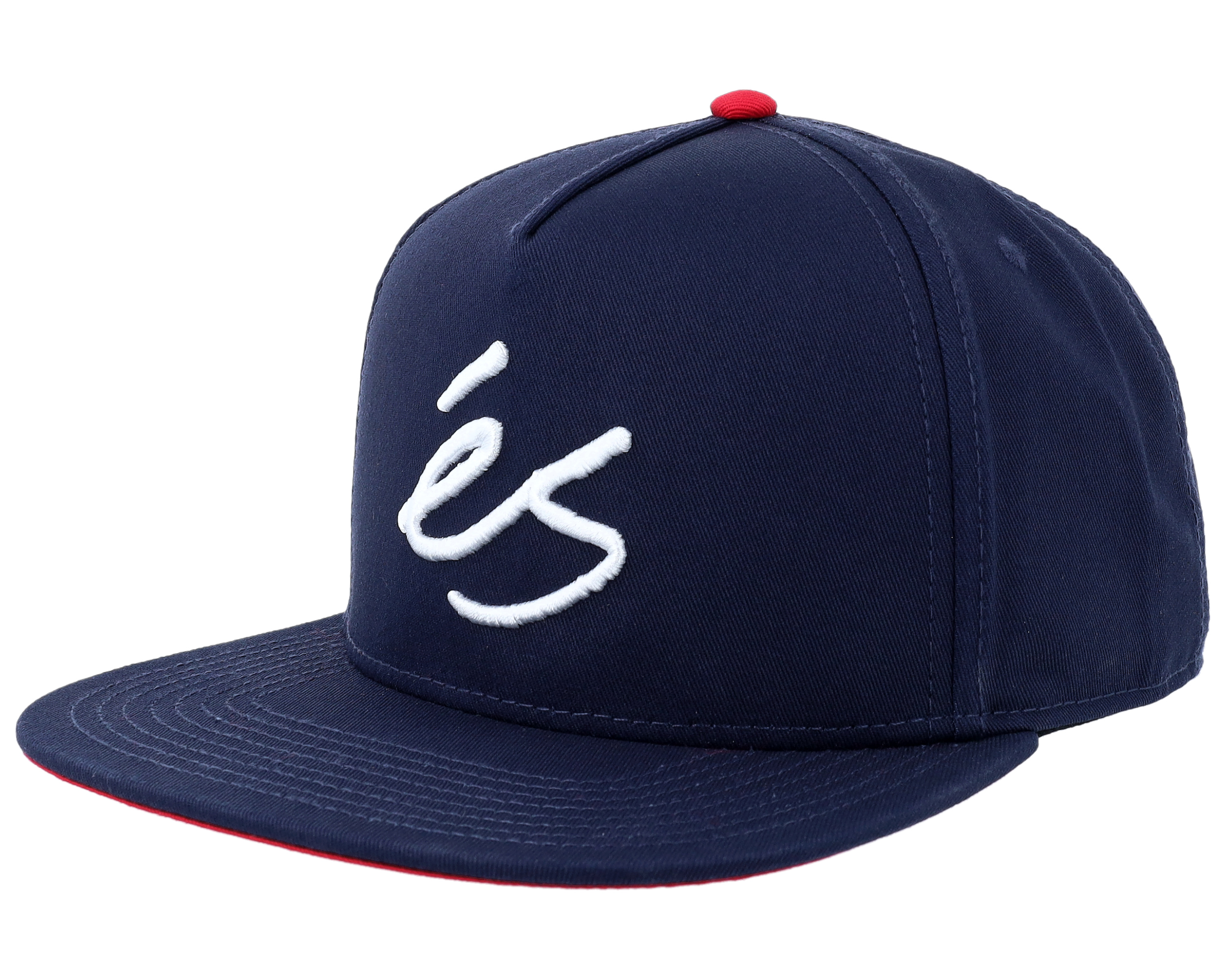 Script Navy/Red Snapback