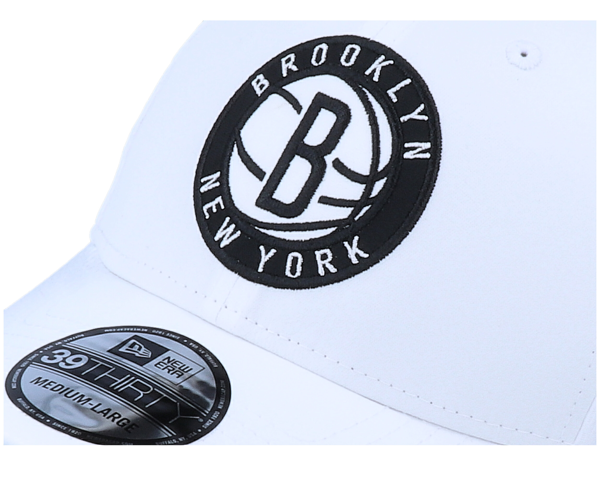 New Era 39THIRTY Cap Dashback Brooklyn Nets weiß