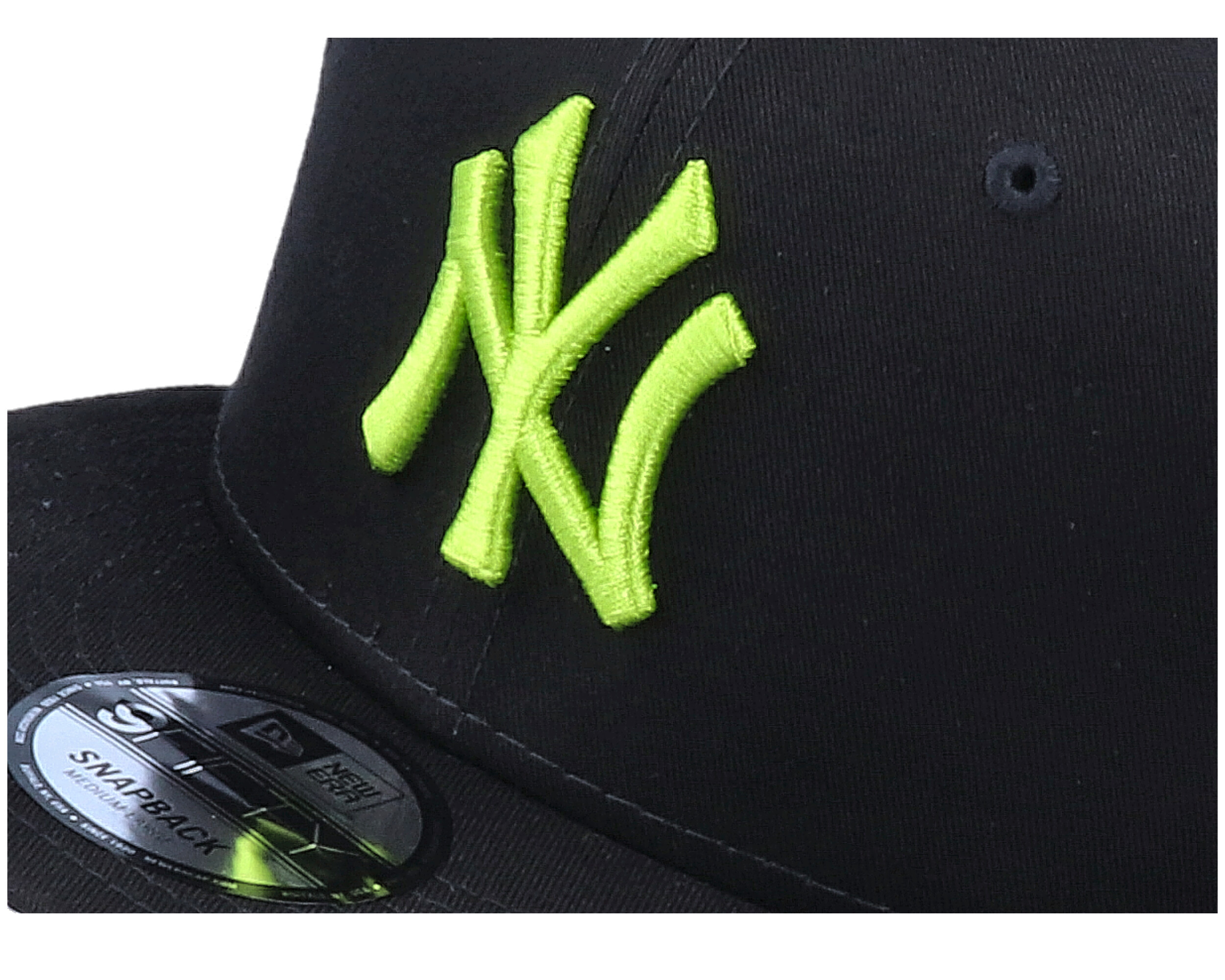 New York Yankees League Essential 9Fifty Black/Lime Green