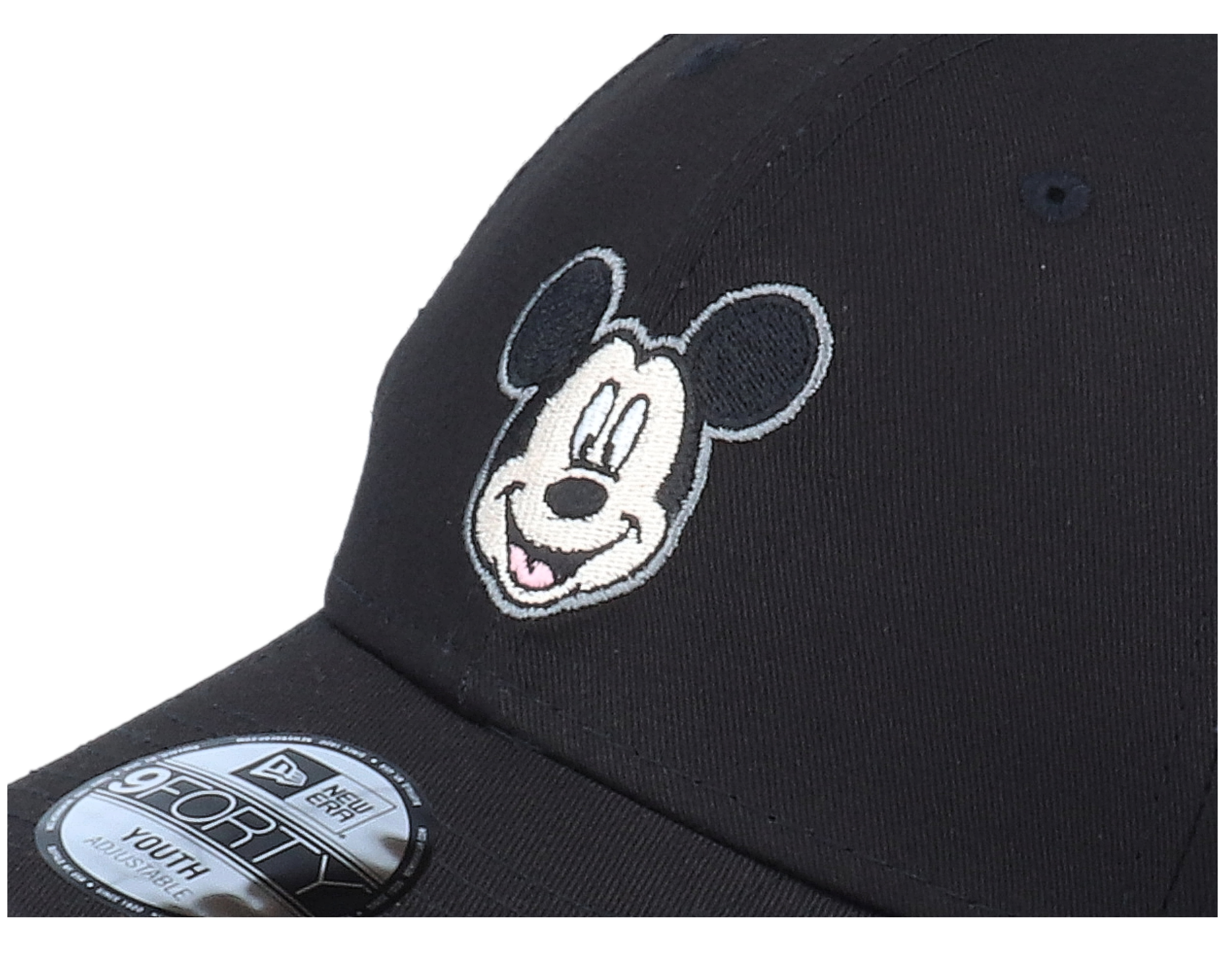 Kids Mickey Mouse Disney Character Face 9Forty Black Adjustable