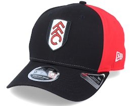 Fulham Pop Panel 9Fifty Stretch Snap Black/Red Adjustable - New Era