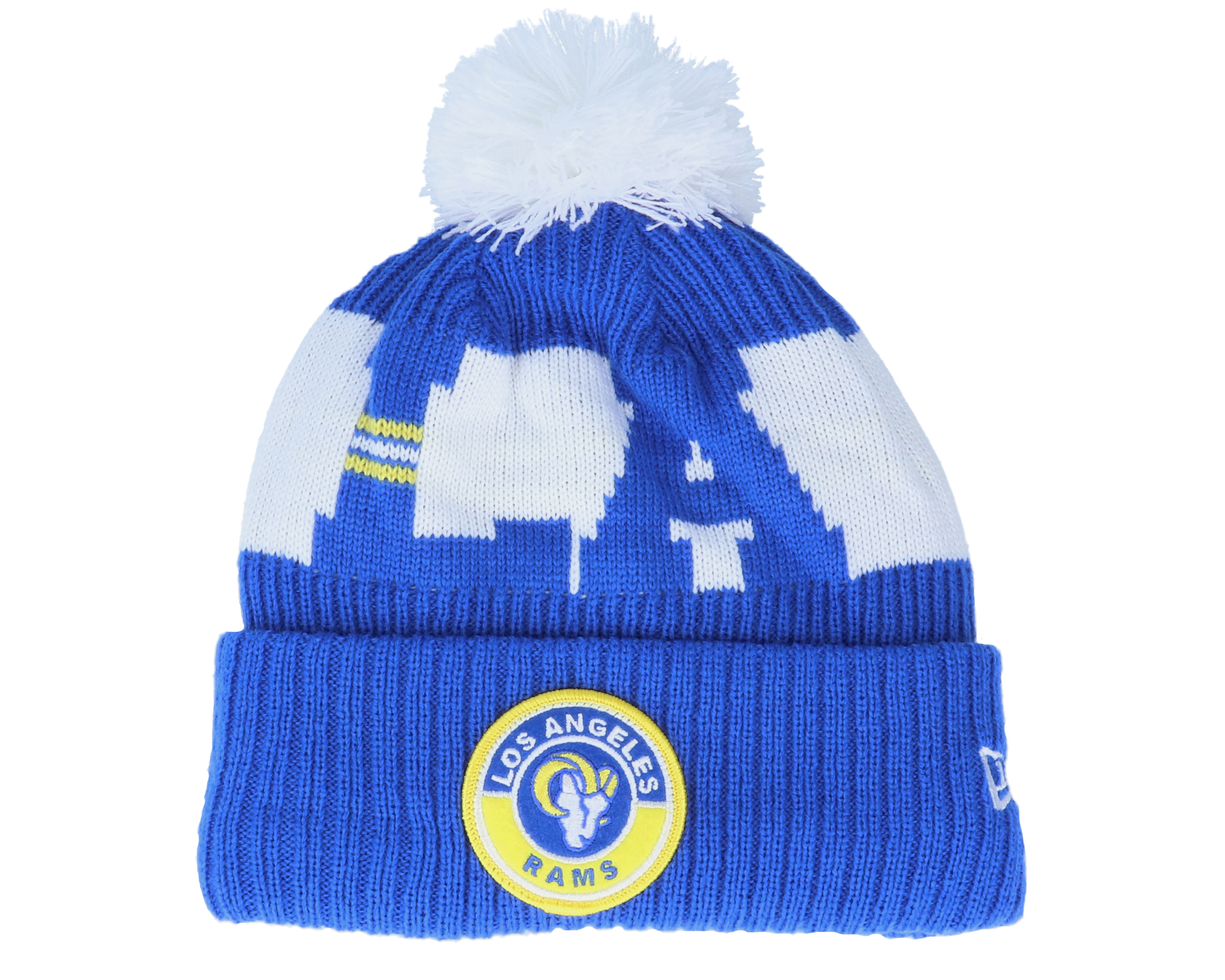 Los Angeles Rams NFL 20 On field Sport Knit OFC Blue Pom - New Era beanie