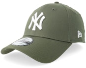 New York Yankees League Essential Olive/White 39Thirty Flexfit