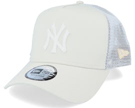 New York Yankees League Essential 9Forty A-Frame Stone/White Trucker - New Era