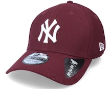 New York Yankees Diamond Era Maroon/White 39Thirty Flexfit - New Era