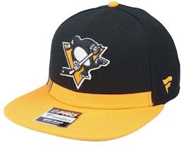 Pittsburgh Penguins Locker Room Black/Yellow Snapback - Fanatics