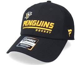 Pittsburgh Penguins Locker Room Black Dad Cap - Fanatics